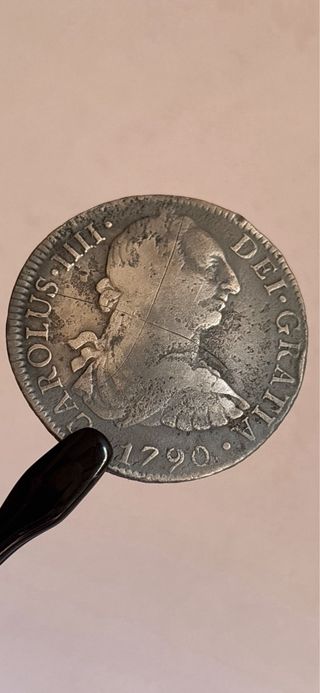 8 Reales 1790 Carlos III México 