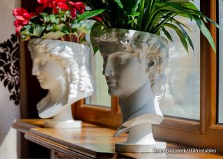 Macetero escultura David