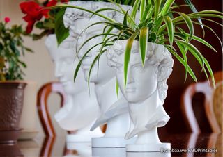 Macetero escultura David