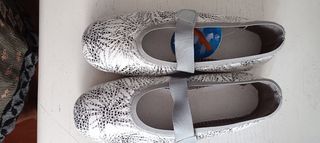 Merceditas plata 38 - Lona