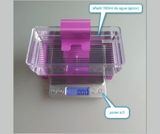 Medidor de densidad para palas de fagot y oboe