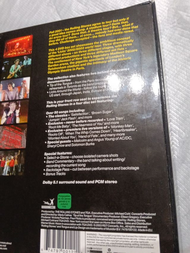 Rolling Stones Four Flicks DVD