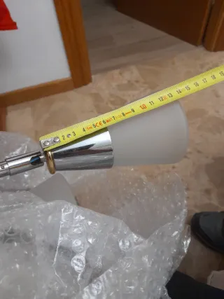 Lámpara 3 luces - Cromo