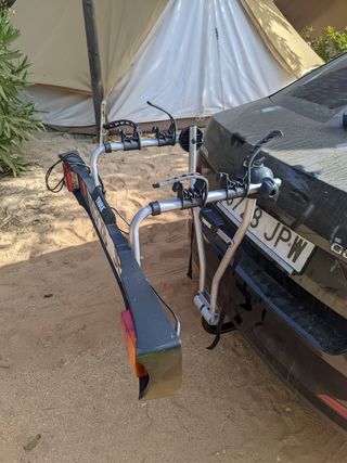 Portabicicletas Thule 970 Xpress + portamatrícula