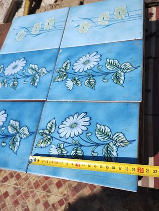 Azulejos vintage florales