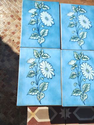 Azulejos vintage florales