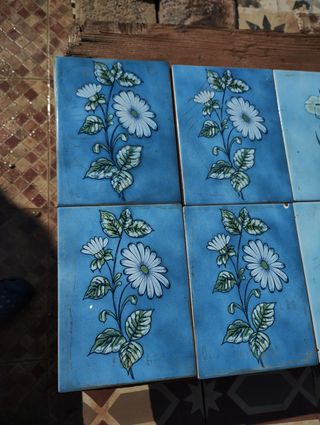 Azulejos vintage florales