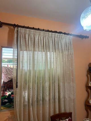 Cortinas Beige - 2 Unidades