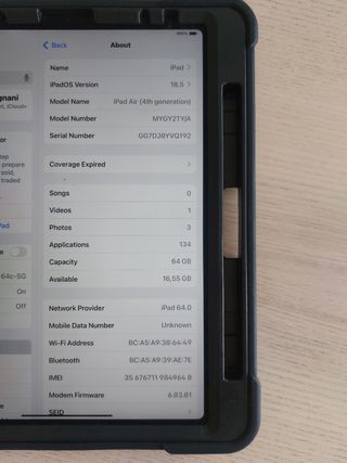 iPad Air 4ª Gen Rosa 64GB + Pencil