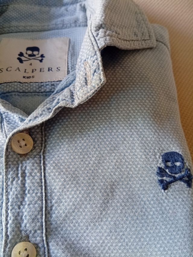 Camisa Scalpers niño 4-5 años - Azul