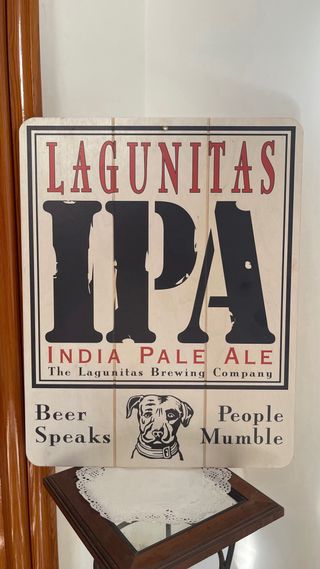 Lagunitas IPA - Insegna in legno