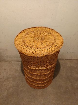 Cesta mimbre beige - Ropa