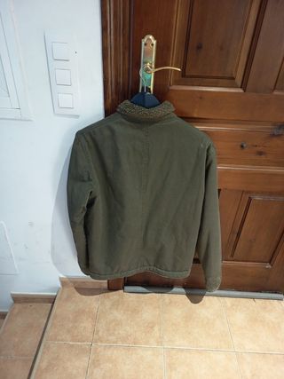 Abrigo militar vintage verde oliva