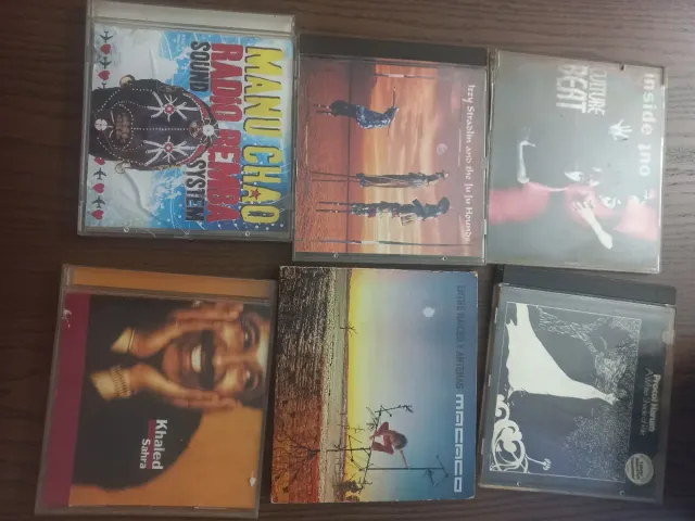 Lote de 90 CDS variados: Rock, Blues, Metal