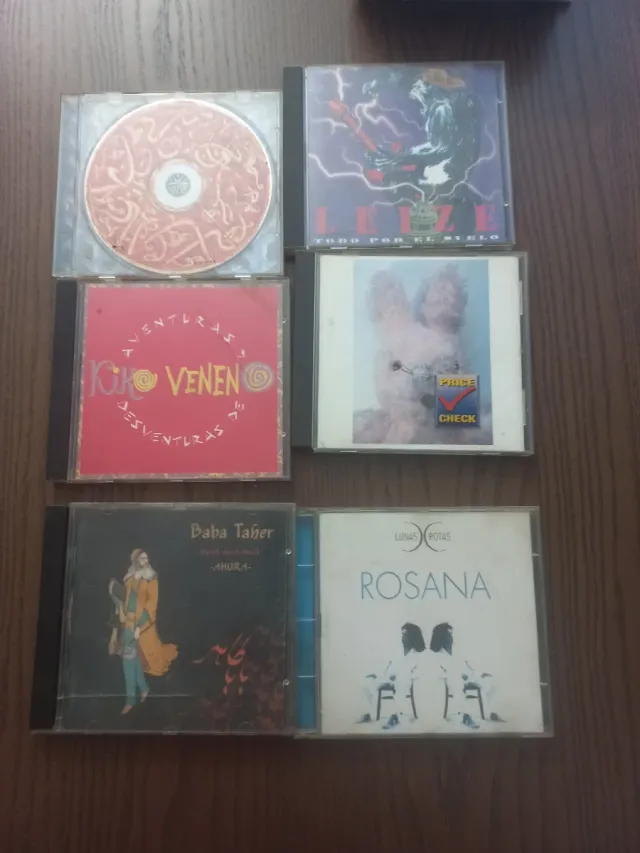 Lote de 90 CDS variados: Rock, Blues, Metal