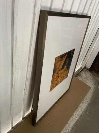 Cuadro marco metálico marca lujo BARTH