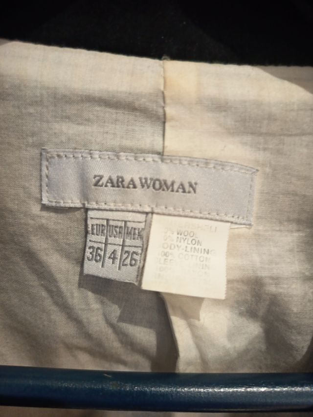 Chaqueta negra Zara Woman talla S