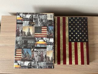 Pack 2 cajas decirativas “American Style”