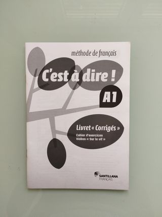 C'EST A DIRE A1 LIVRE ELEVE