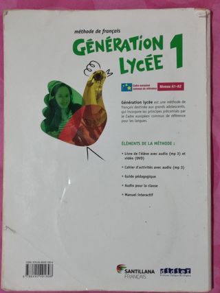 GÉNÉRATION LYCÉE A1/A2 SANTILLANA 