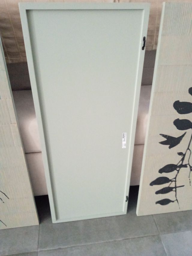 Cabecero madera pájaros - gris/negro