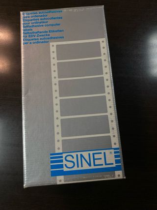 Caja Etiquetas SINEL 74x24mm - 5000uds