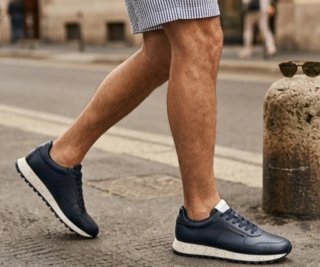 Zapatillas Deportivas Emporio Armani Asv Piel Azul