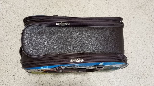 Maleta viaje marrón - ruedas