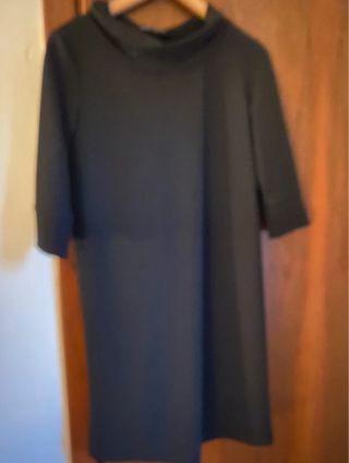Vestito nero maniche 3/4