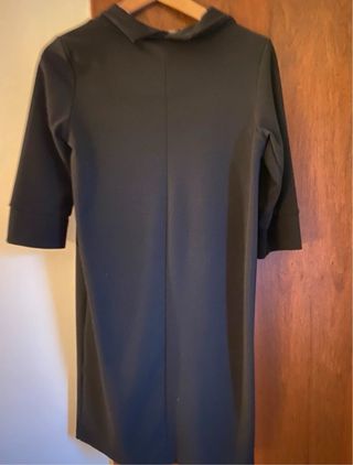 Vestito nero maniche 3/4