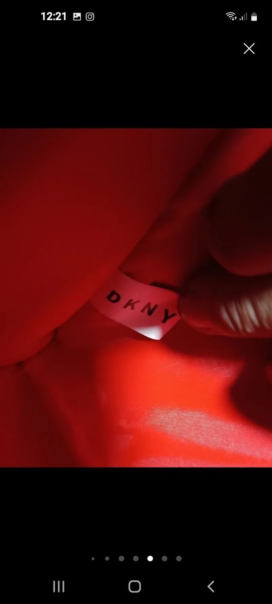 Neceser DKNY beige y blanco