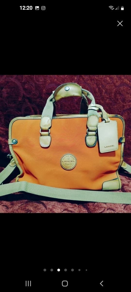 Bolso Lancel Naranja