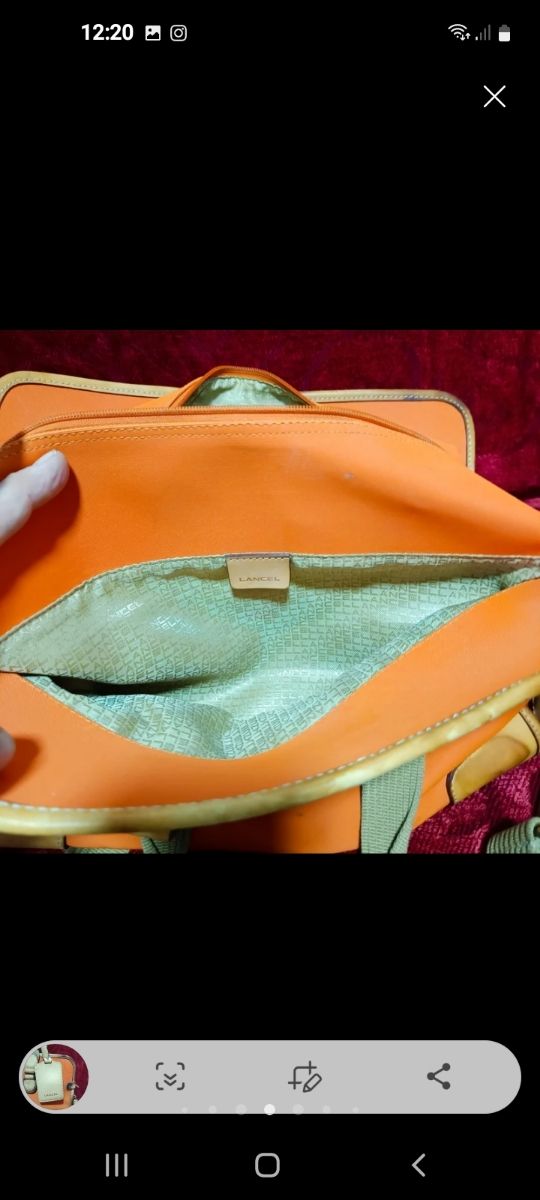 Bolso Lancel Naranja
