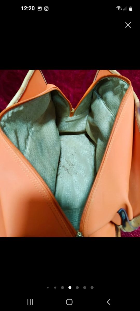 Bolso Lancel Naranja