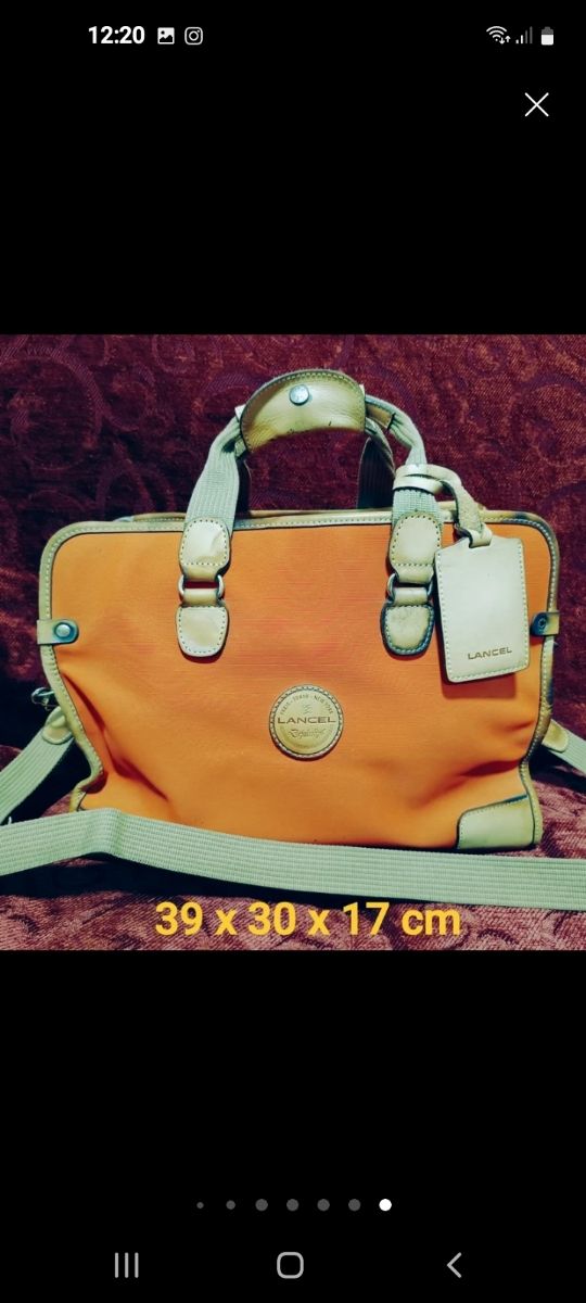 Bolso Lancel Naranja