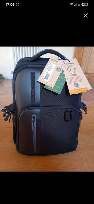 Mochila Samsonite negra