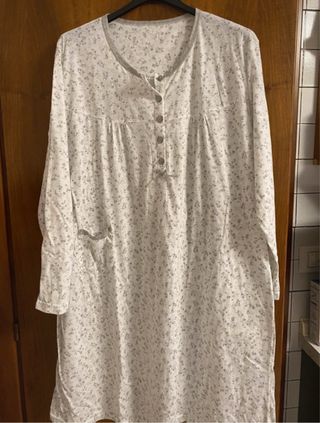 Camicia notte fiori - bianca e grigia