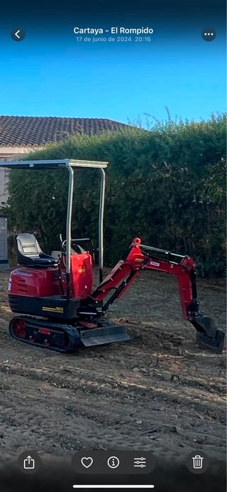 Miniexcavadora 600kg - ¡Impecable!