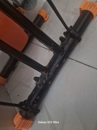 Bicicleta estática plegable