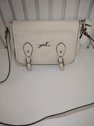 Bolso bandolera beige