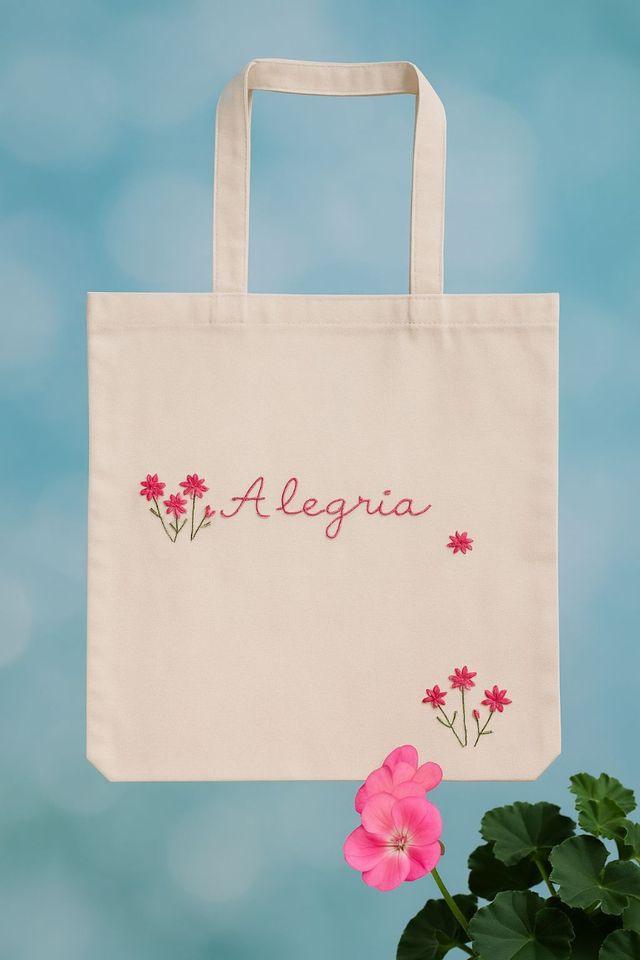 Bolso Alegría: Beige y Rosa