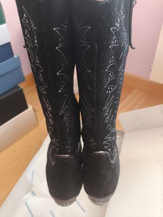 Botas Nemonic negras - Piel