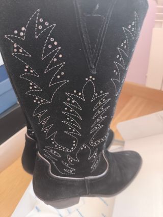Botas Nemonic negras - Piel