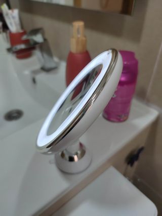 Espejo aumento x10 LED - Blanco
