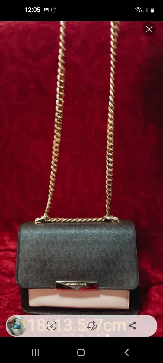 Bolso Michael Kors - Negro y Rosa