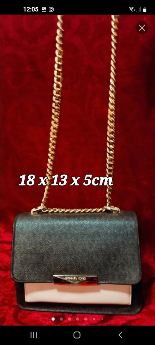 Bolso Michael Kors - Negro y Rosa