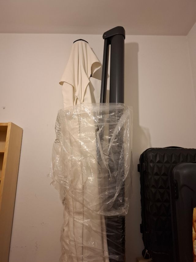 Ombrello laterale 4x3m beige Aura Leroy Merlin