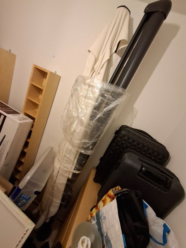 Ombrello laterale 4x3m beige Aura Leroy Merlin