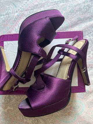 Tacones Morados - Zapatos de tacón