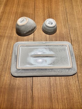 Plato ceramica  cuencos a conjunto